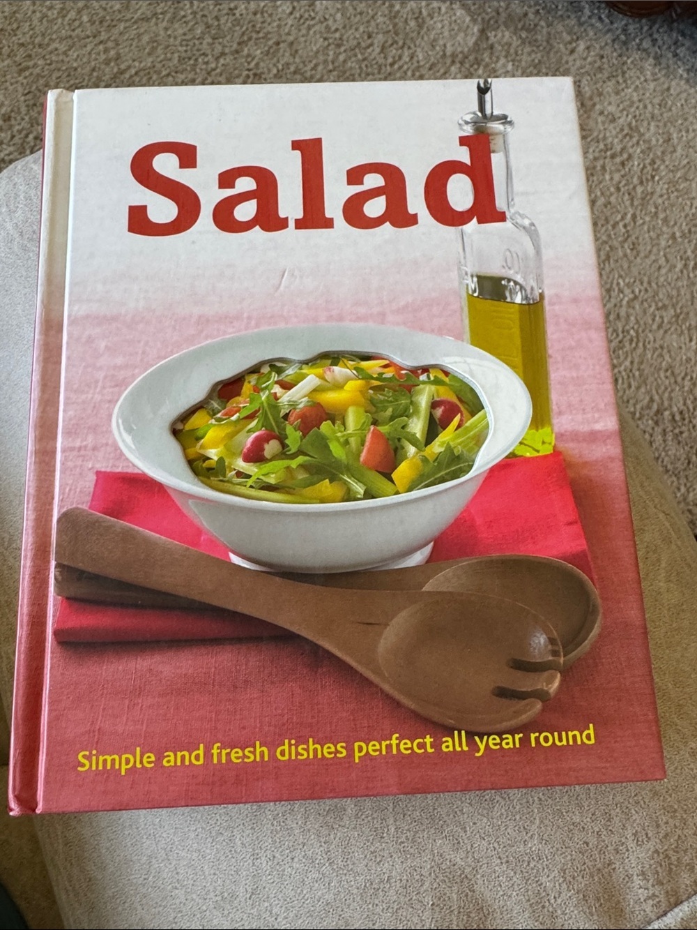 Salad Cookbook Hardcover 2009 GUC